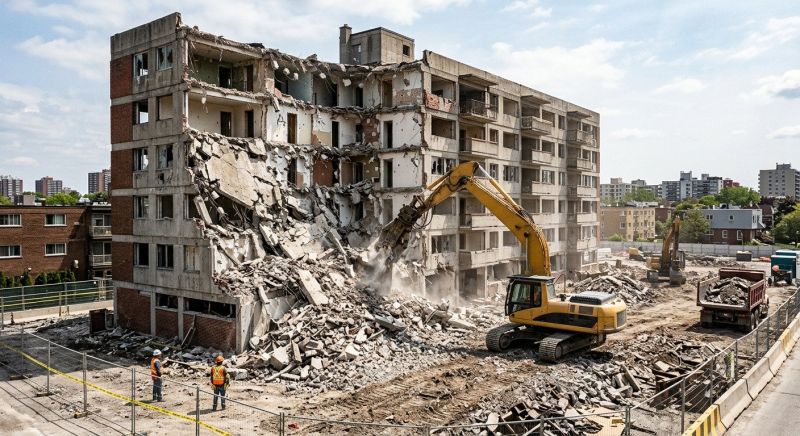 Factory Demolition in Bergen County, NJ